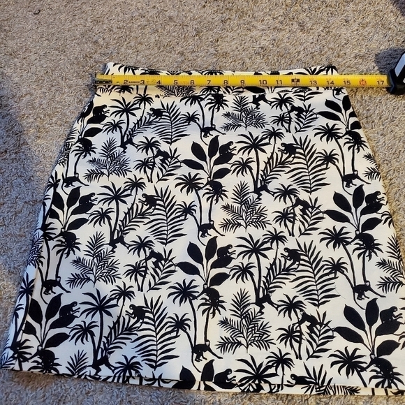 𝅺TALBOTS Petites Tropical Monkey Skirt - Picture 6 of 7